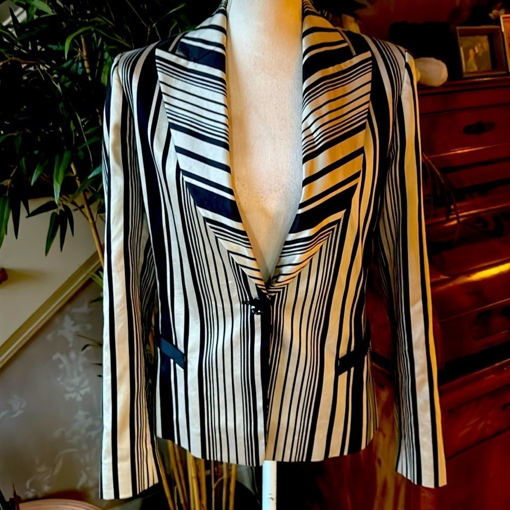 Dana Buchman ladies long sleeve jacket/blazer size 8 good condition - Picture 13 of 15